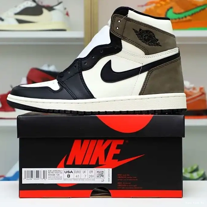 HIGH MOCHA' 'DARK RETRO Kimikick AIR JORDAN OG 1 0812